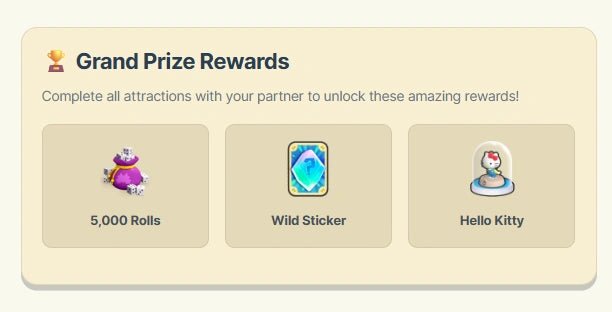 Hello Kitty Partners Monopoly GO Stickers β BoxBoxID