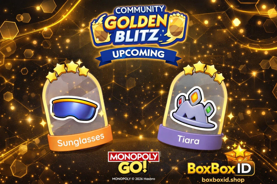 Golden Blitz is Coming: Tiara & Sunglasses (Pre-Order Now) - BoxBoxID