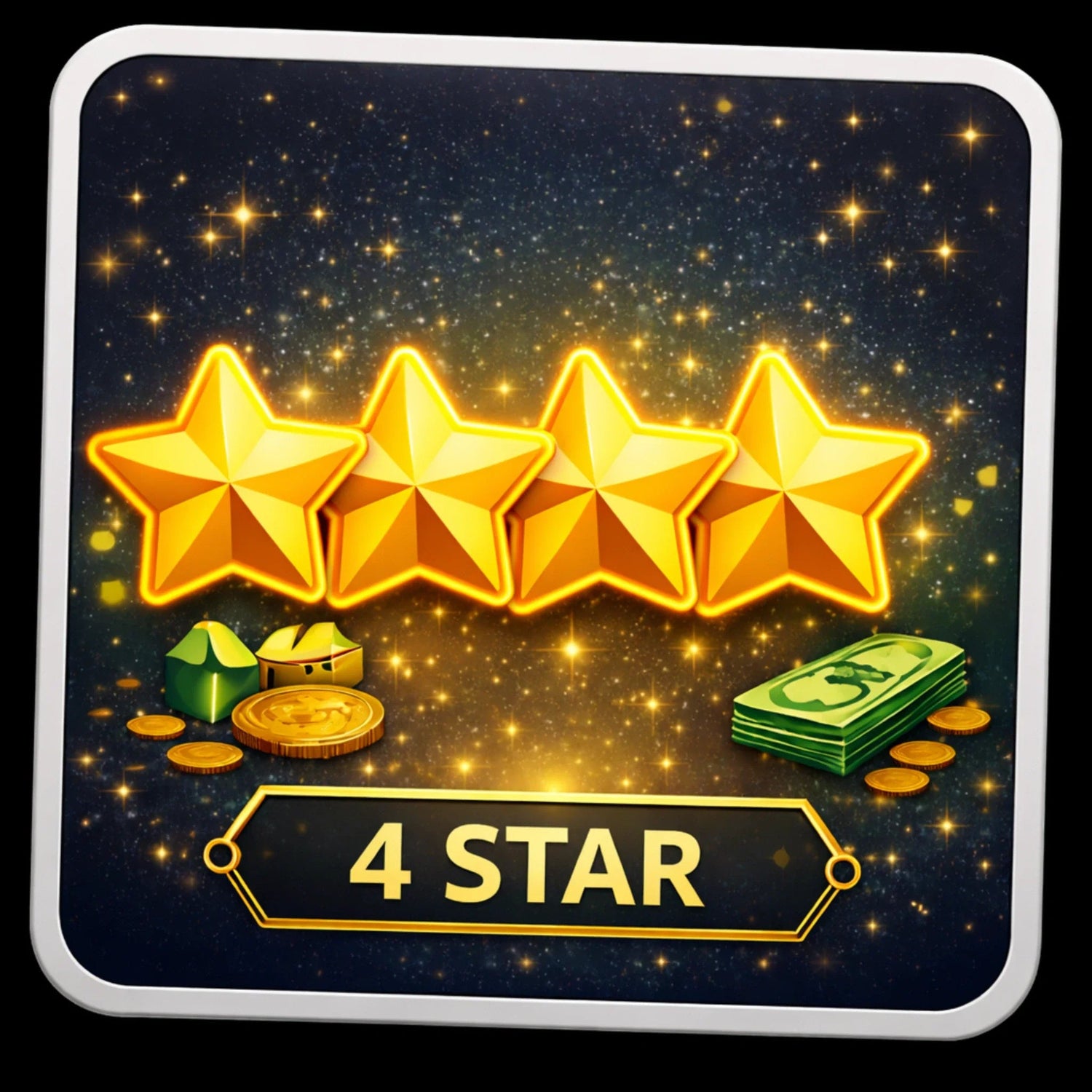 4 Star Stickers - BoxBoxID