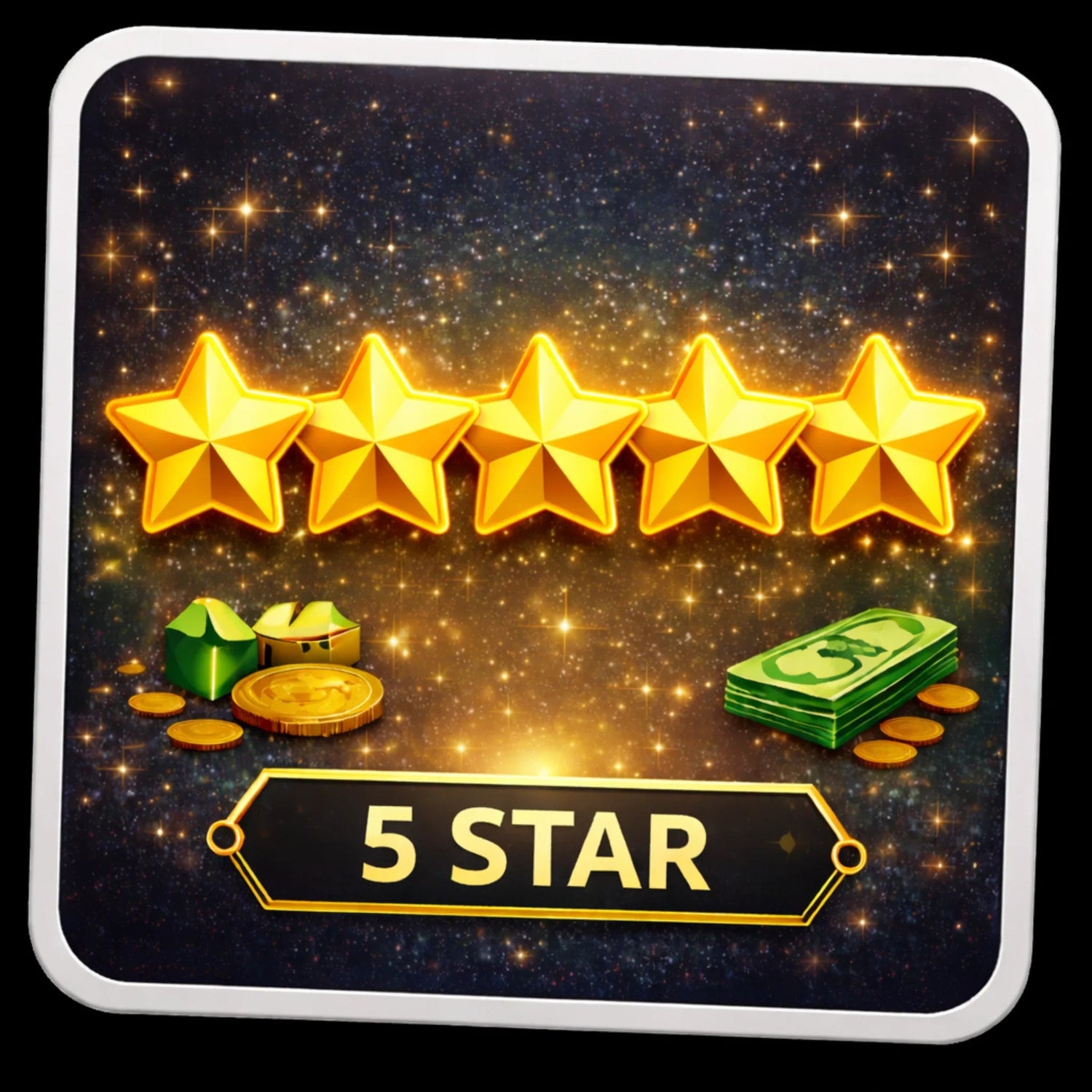 5 Star Stickers - BoxBoxID
