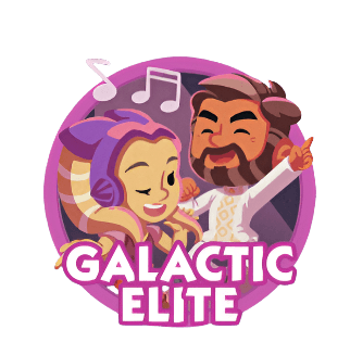 Monopoly Go Stickers Set 5 : Galactic Elite