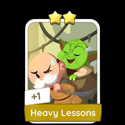 Monopoly Go Stickers Set 9 : Jedi Lessons