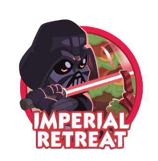 Monopoly Go Stickers Set 18 : Imperial Retreat