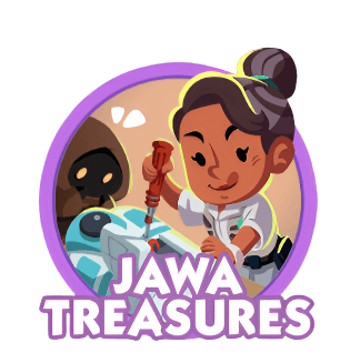 Monopoly Go Stickers Set 14 : Jawa Treasures