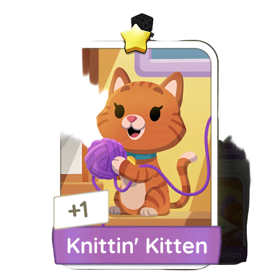 Monopoly Go Stickers Set 2 : Knitting