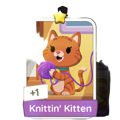 Monopoly Go Stickers Set 2 : Knitting