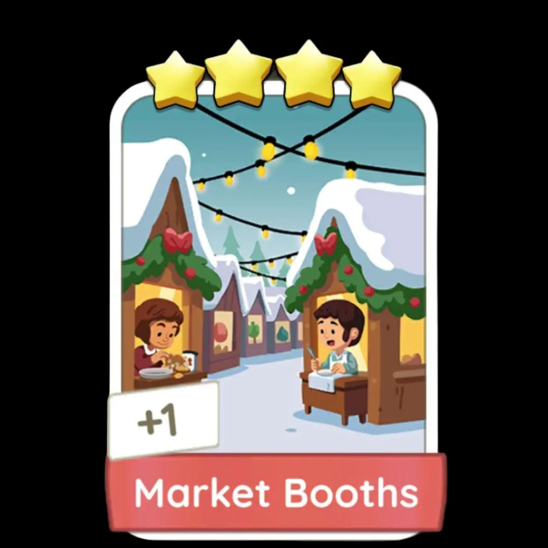 Monopoly Go Stickers Set 22 : Winter Market