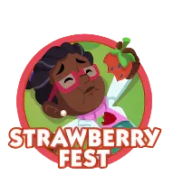 Monopoly Go Stickers Set 12 : Strawberry Fest