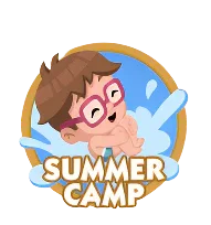 Monopoly Go Stickers Set 15 : Summer Camp