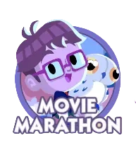 Monopoly Go Stickers Set 19: Movie Marathon