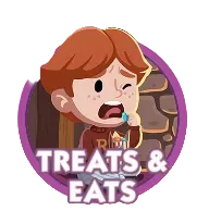 Monopoly Go Stickers Set 20: Treats & Eats