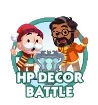 Monopoly Go Stickers Set 21: HP Decor Battle