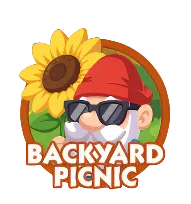 Monopoly Go Stickers Set 2 : Backyard Picnic