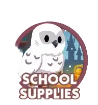 Monopoly Go Stickers Set 2 School Supplies