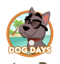 Monopoly Go Stickers Set 7 : Dog Days