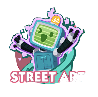 Monopoly Go Stickers Set 12 : Street Art