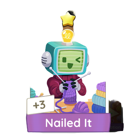 Monopoly Go Stickers Set 2 : Knitting
