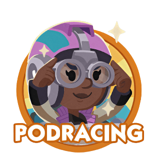 Monopoly Go Stickers Set 4 : Podracing