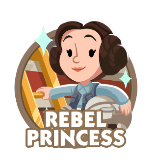 Monopoly Go Stickers Set 7 : Rebel Princess