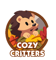Monopoly Go Stickers Set 17 : Cozy Critters