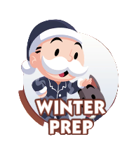Monopoly Go Stickers Set 20 : Winter Prep