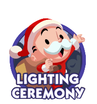 Monopoly Go Stickers Set 21 : Lighting Ceremony