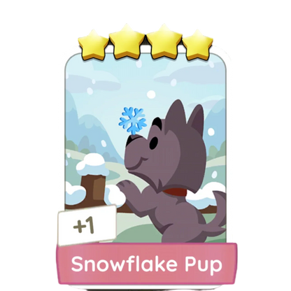 Monopoly Go Stickers Set 18 : First Snow