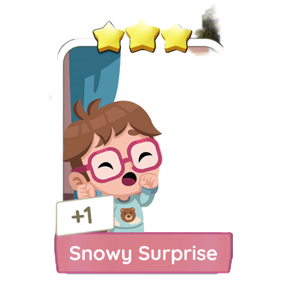 Monopoly Go Stickers Set 18 : First Snow