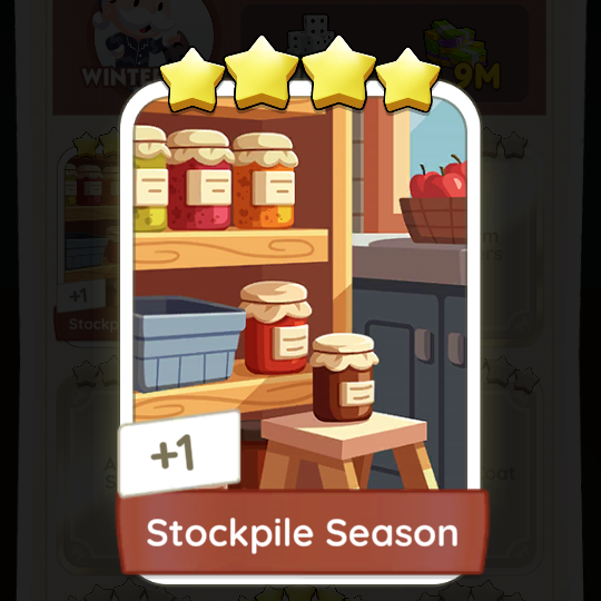 Monopoly Go Stickers Set 20 : Winter Prep
