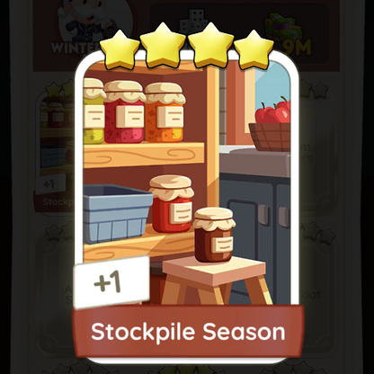 Monopoly Go Stickers Set 20 : Winter Prep