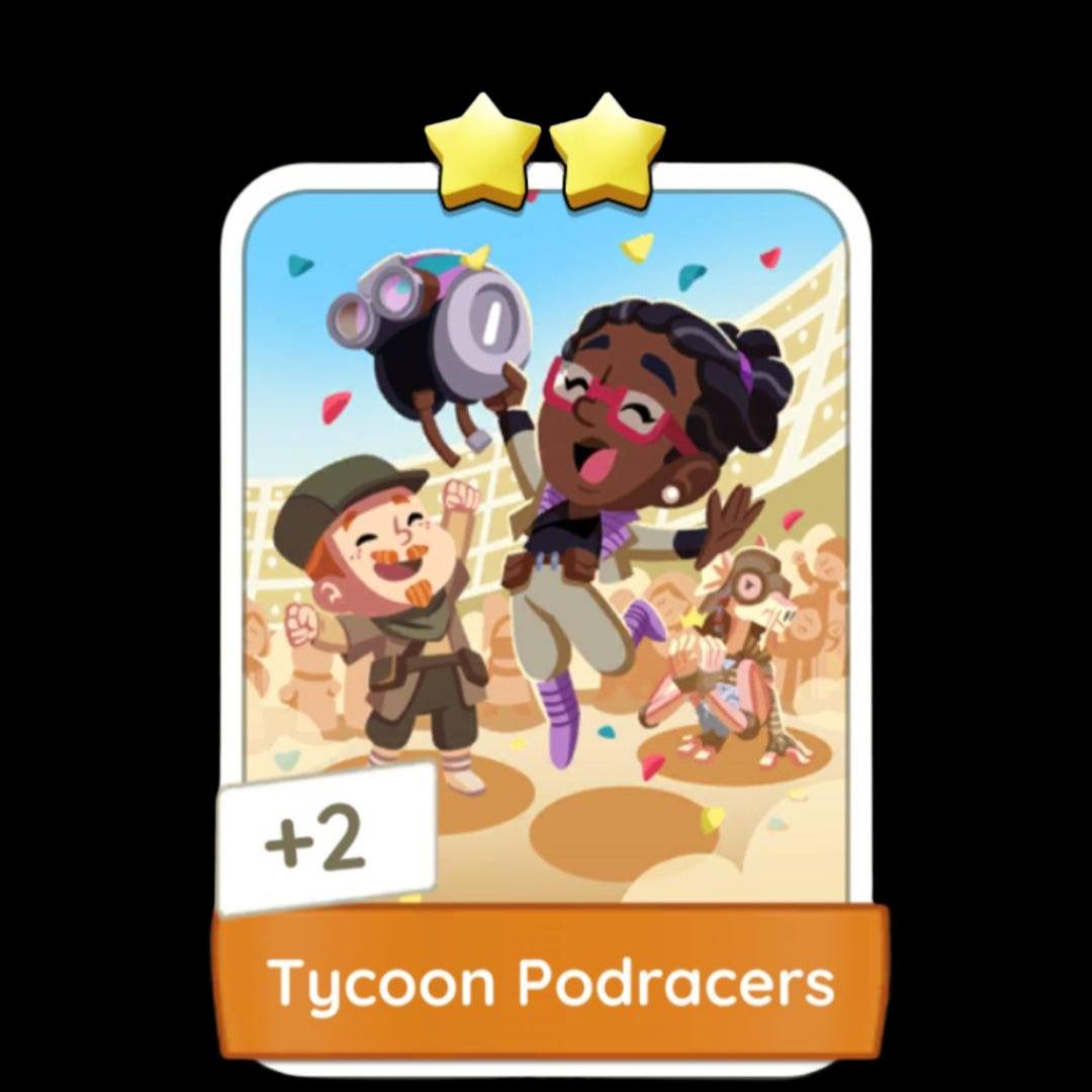 Monopoly Go Stickers Set 4 : Podracing