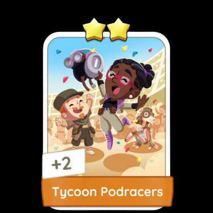 Monopoly Go Stickers Set 4 : Podracing