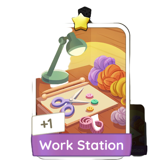 Monopoly Go Stickers Set 2 : Knitting