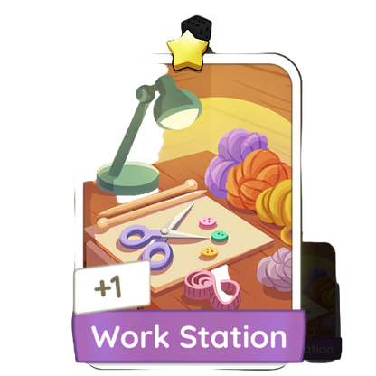 Monopoly Go Stickers Set 2 : Knitting