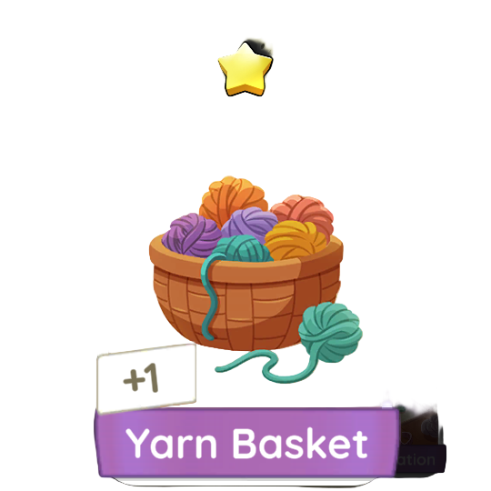 Monopoly Go Stickers Set 2 : Knitting