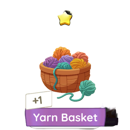 Monopoly Go Stickers Set 2 : Knitting