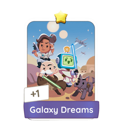 Monopoly Go Stickers Set 1 : Far Far Away