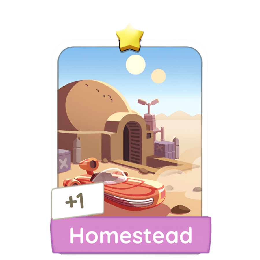 Monopoly Go Stickers Set 3 : Tatooine Trails