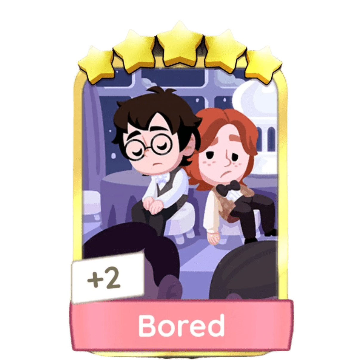 Monopoly GO Golden Blitz 5⭐ Sticker – Bored (Limited 1 - Day Event) Monopoly GO Stickers – BoxBoxID