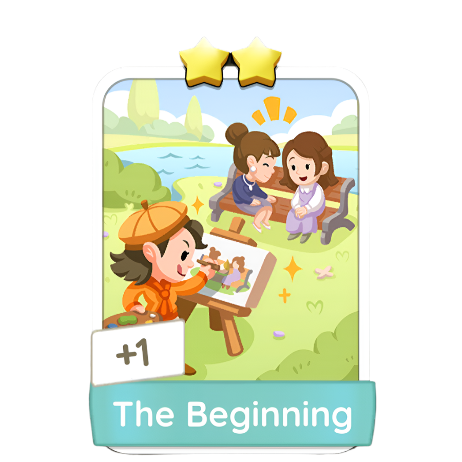 Monopoly Go Stickers Set 10 : In Her Steps - BoxBoxID