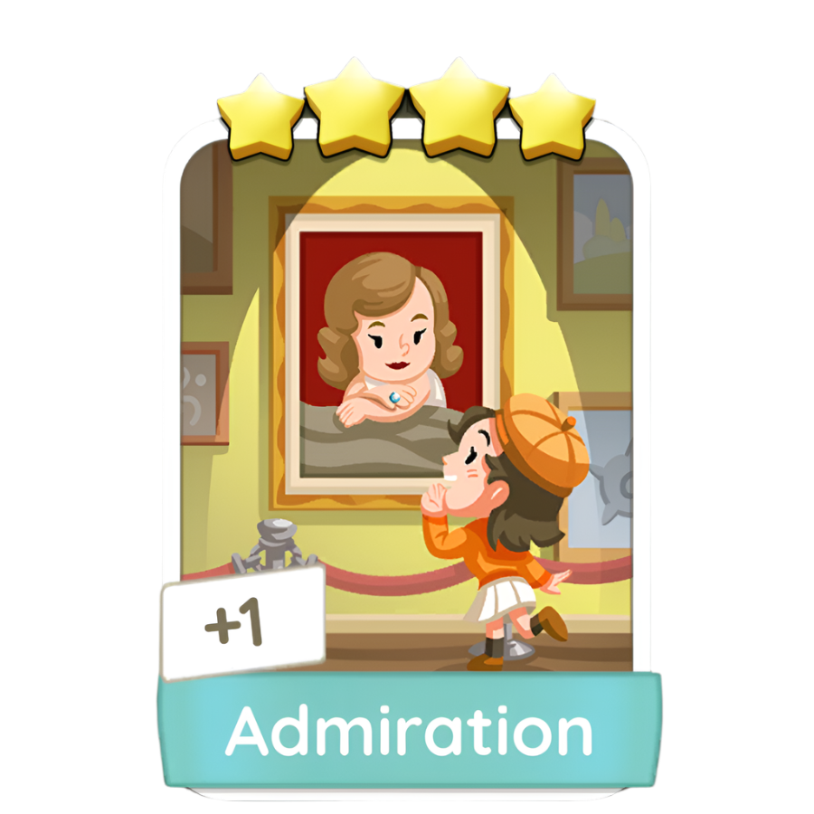 Monopoly Go Stickers Set 10 : In Her Steps - BoxBoxID