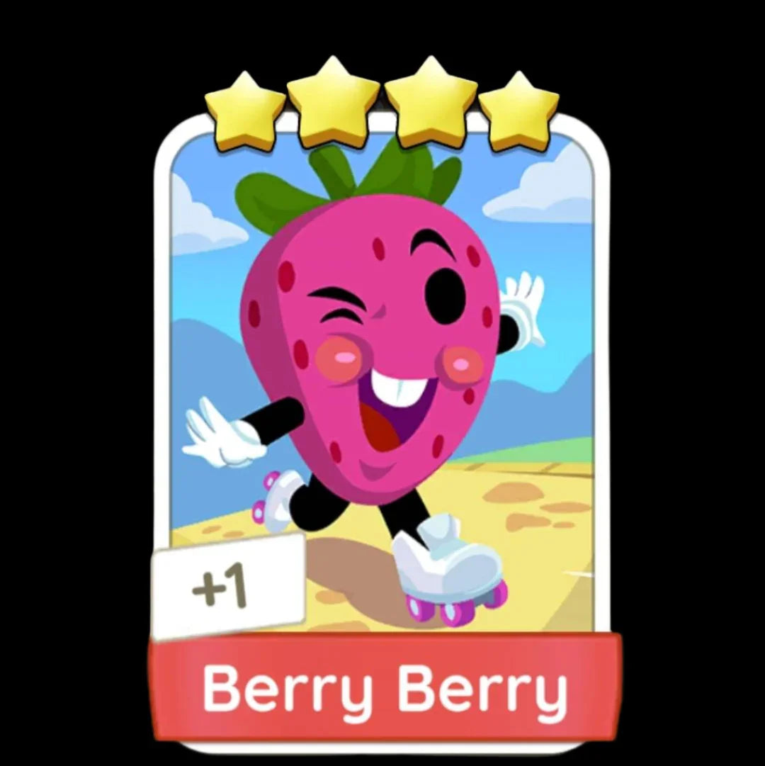 Monopoly Go Stickers Set 12 : Strawberry Fest - BoxBoxID