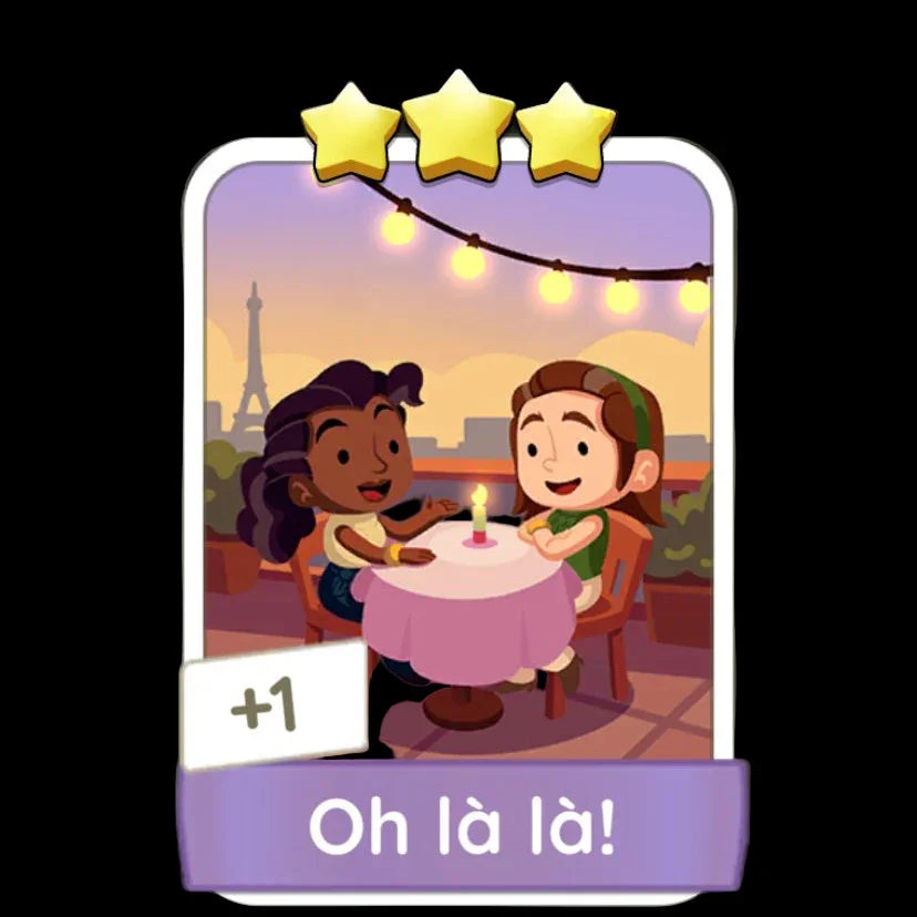 Monopoly Go Stickers Set 14: French Bistro - BoxBoxID