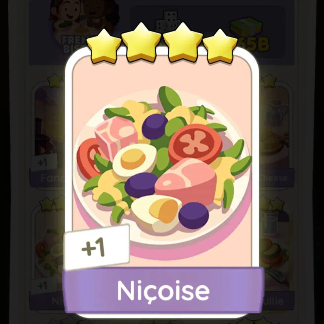 Monopoly Go Stickers Set 14: French Bistro - BoxBoxID