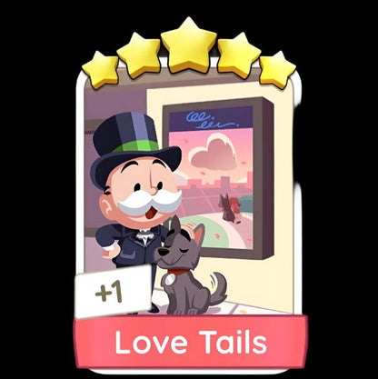 Monopoly Go Stickers Set 14: Puppy Love - BoxBoxID