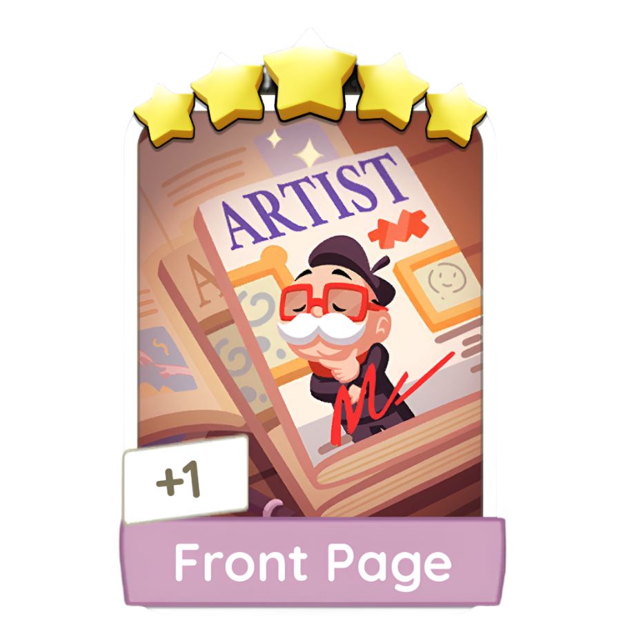 Monopoly Go Stickers Set 15 : The Artist - BoxBoxID