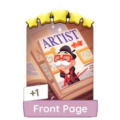 Monopoly Go Stickers Set 15 : The Artist - BoxBoxID