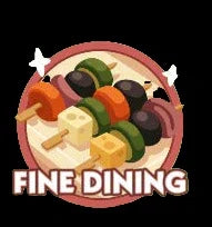 Monopoly Go Stickers Set 19: Fine Dining - BoxBoxID
