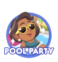 Monopoly Go Stickers Set 19 : Pool Party - BoxBoxID