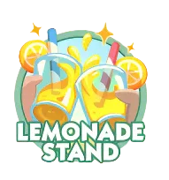 Monopoly Go Stickers Set 20 : Lemonade Stand - BoxBoxID